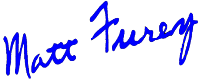 Matt Furey signature